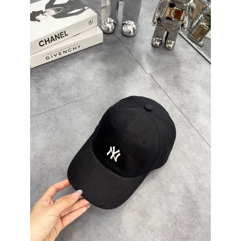 Mũ lưỡi trai M L B CAP basic logo NY LA thêu