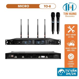 Micro hộp sóng cao cấp ORIS T0-8, Micro karaoke tích hợp Bo xử lý công nghệ cao - Oris Professional
