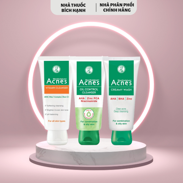 [Chính hãng] Sữa rửa mặt Acnes (100g)