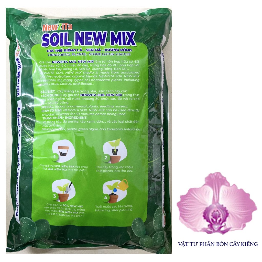 Đất Soil New Mix NewZita  - #126D# 15dm3