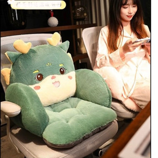 Đệm lót ghế nệm ngồi bệt tựa lưng đầu giường gối ôm cho sofa hình gấu bông (mã 01)