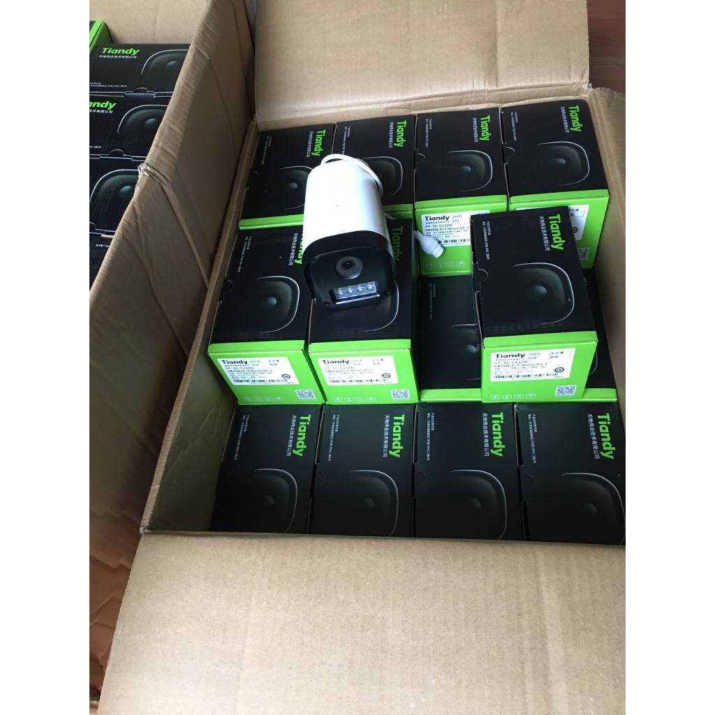 Camera Thân Tiandy TC-C13ZN 3.0MP ,Có MIC, Có PoE, Có LED màu đêm và Hồng Ngoại