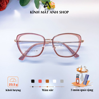  Kính vuông thời trang nam nữ viền dày dặn 23647A 