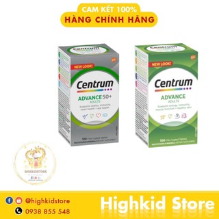 Vitamin tổng hợp cho người lớn Centrum Advance 100v mẫu mới