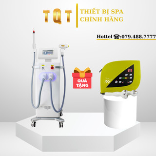 Máy triệt lông diode laser 808, 2in1 xóa xăm