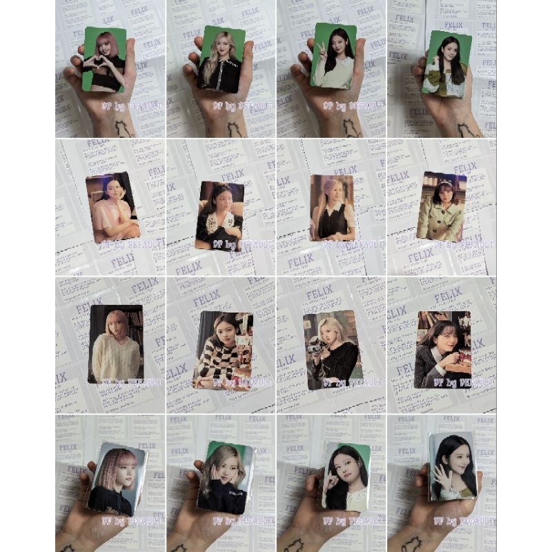 ẢNH CARD POB COLLECTION  BLACKPINK
