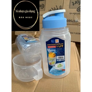 combo 3,combo 5 bình nước pp đồng tâm 1L (đựng được nuoc nóng ko quéo)