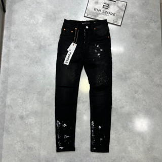 Quần Bò Purple Rách Gối Vảy Sơn Dáng Côn Ôm Sát 5770