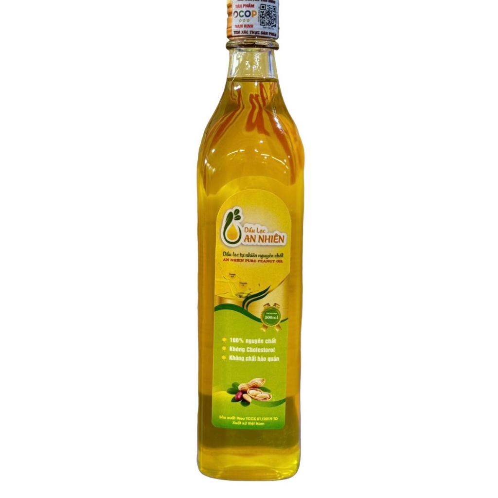 AN NHIÊN DẦU LẠC NGUYÊN CHẤT Chai 1 lit