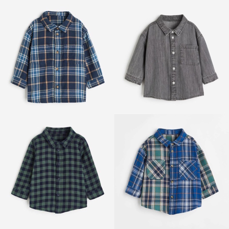 Sơ mi HM dành cho bé trai