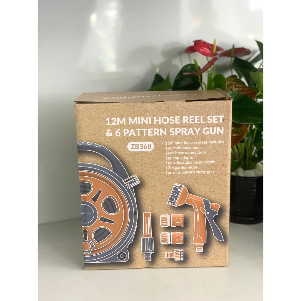 Bộ vòi nước tưới cây mini 12m đi kèm với súng phun nước Zuhause ZB368 CHÍNH HÃNG NHÀ SẠCH 365