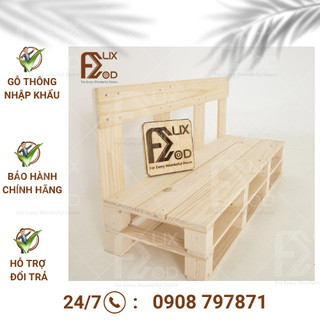 Ghế pallet để ban công, sân vườn