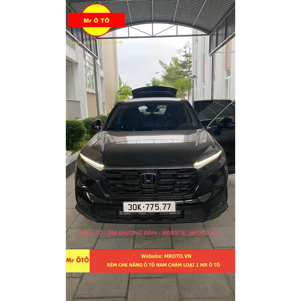 Rèm Che Nắng Xe Honda CRV 2024 Loại 1 Mr.OTO. Bảo Hành 24 tháng. Cam Kết Chuẩn Khít Theo Xe