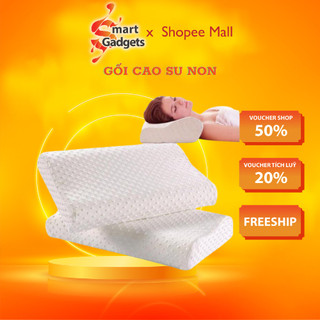 Gối Cao Su Non Smart Gadgets Cao Cấp - Gối Cao Su ZaZa Chông Ngáy Ngủ, Mềm Mại Cho Giấc Ngủ Êm Ái kích thước 50cm - 30cm