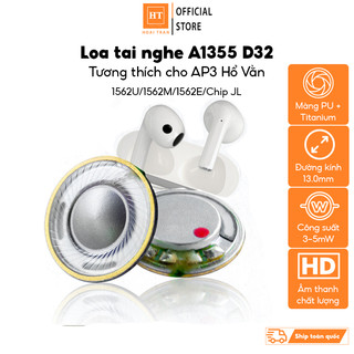 Loa tai nghe TWS mini F13mm 1355-D32 ANC tự động giảm tiếng ồn, màng tổng hợp titan siêu mỏng, âm thanh HD