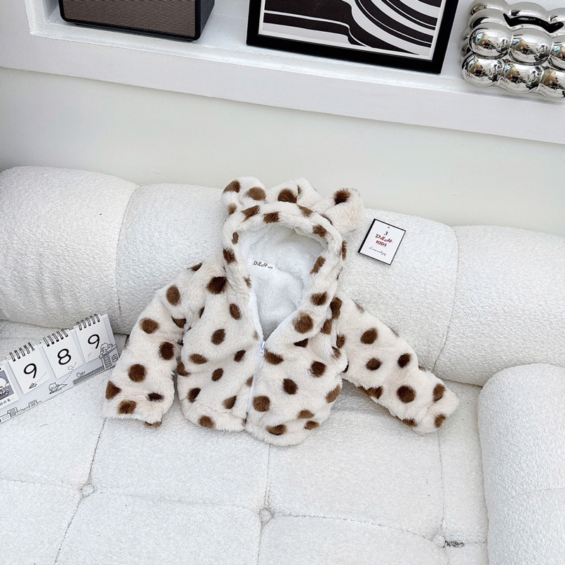 Áo khoác lông cừu bé trai bé gái