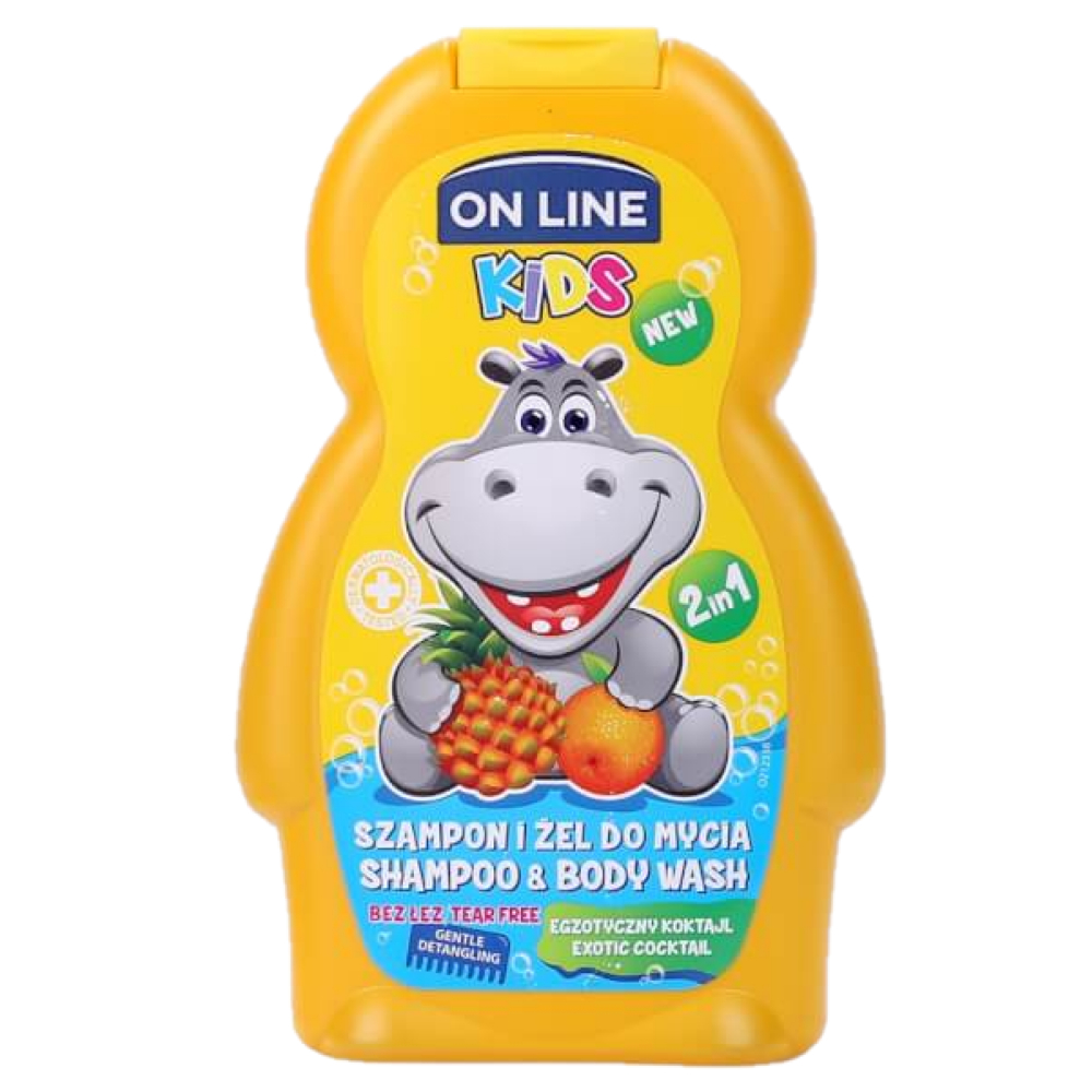 Sữa tắm gội dưỡng thể On Line Kids Cocktail 250ml