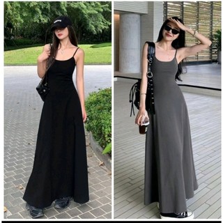 đầm hai dây   bigsize 40-120kg  dáng dài xòe