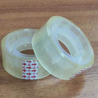 Băng keo trong suốt nhỏ bản 1.2cm dán giấy đa năng dán tien