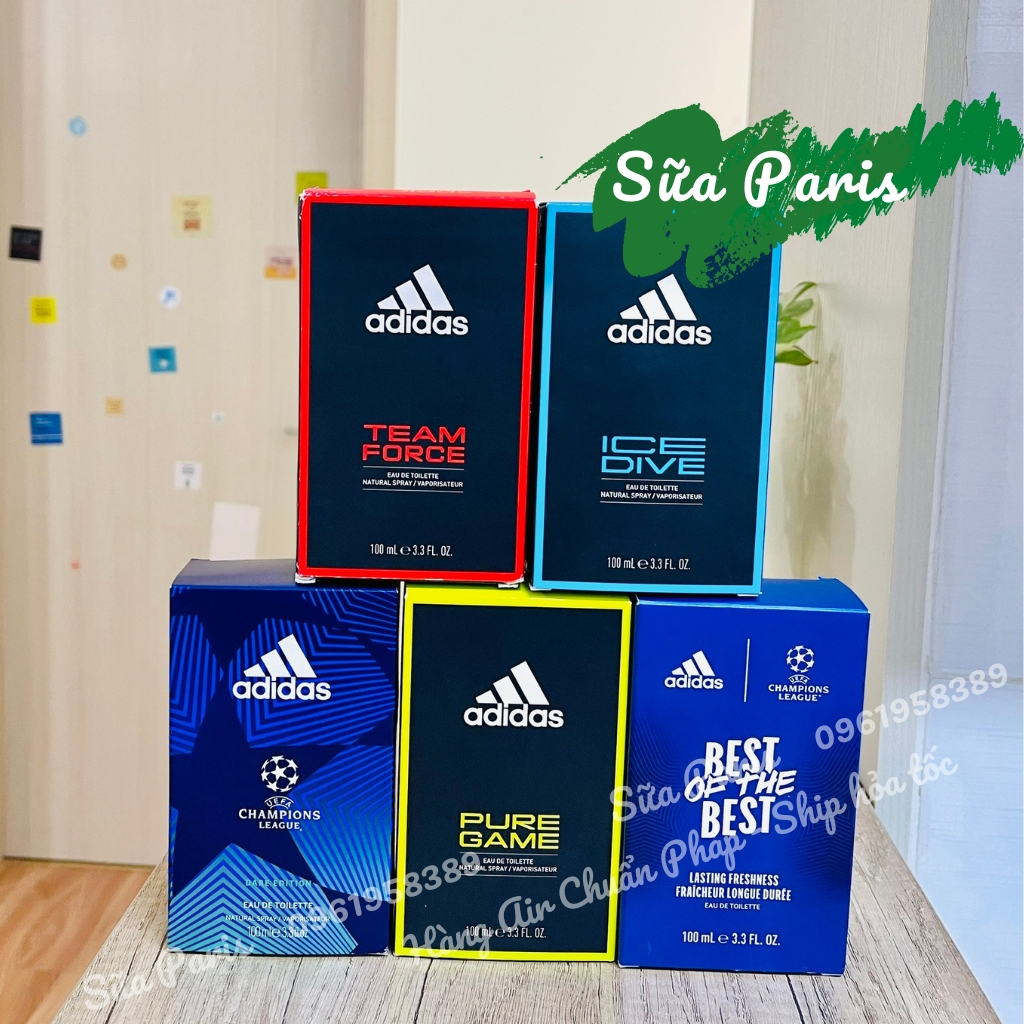 Nước hoa Adidas nội địa Pháp dành cho nam giới, mang lại hương thơm vô cùng quyến rũ, nam tính và thích hợp dùng mọi lúc