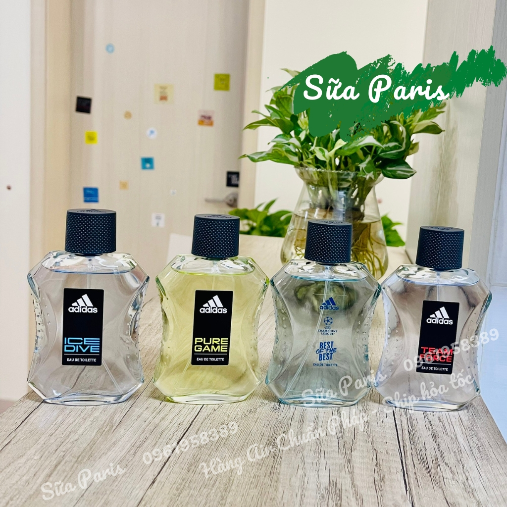 Nước hoa Adidas nội địa Pháp dành cho nam giới, mang lại hương thơm vô cùng quyến rũ, nam tính và thích hợp dùng mọi lúc