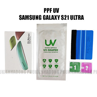 Miếng dán ppf uv samsung s21 ultra