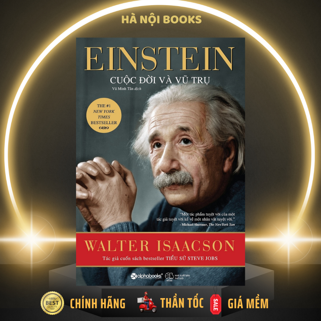 Sách- Einstein – Cuộc Đời Và Vũ Trụ (Tái bản) - AlphaBooks