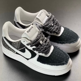 Giày Thể Thao Nam Nữ  Hoạ Tiết Thổ Cẩm Đen Trắng , Sneaker  Bigbang Dây Thừng Bản Classic 2023