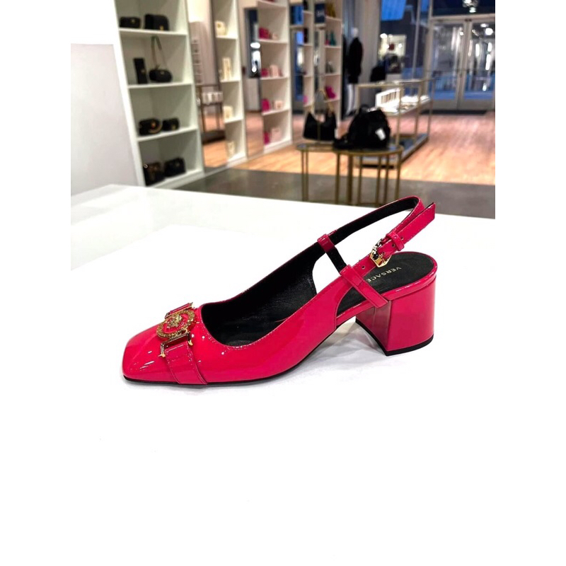 GIÀY NỮ DA BÓNG VERSACE SIZE 38