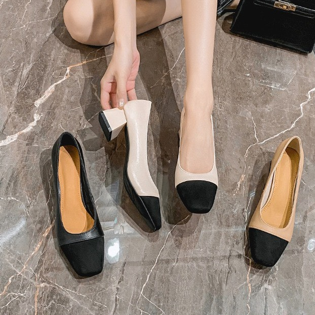 GIÀY BÚP BÊ SIZE NHỎ 32 33 CAO 3CM KIỂU DÁNG BASIC HÀNG QUẢNG CHÂU