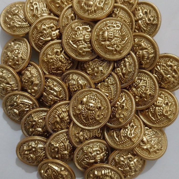 Cúc mạ vàng đường kính 1.8cm SÉT 20 CÚC`