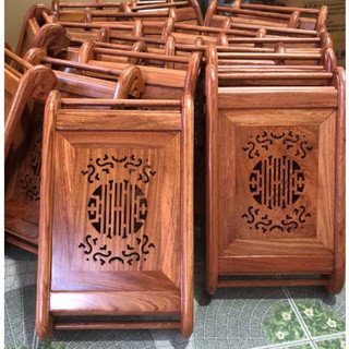 Khay trà cuốn thư gỗ hương đá vs502