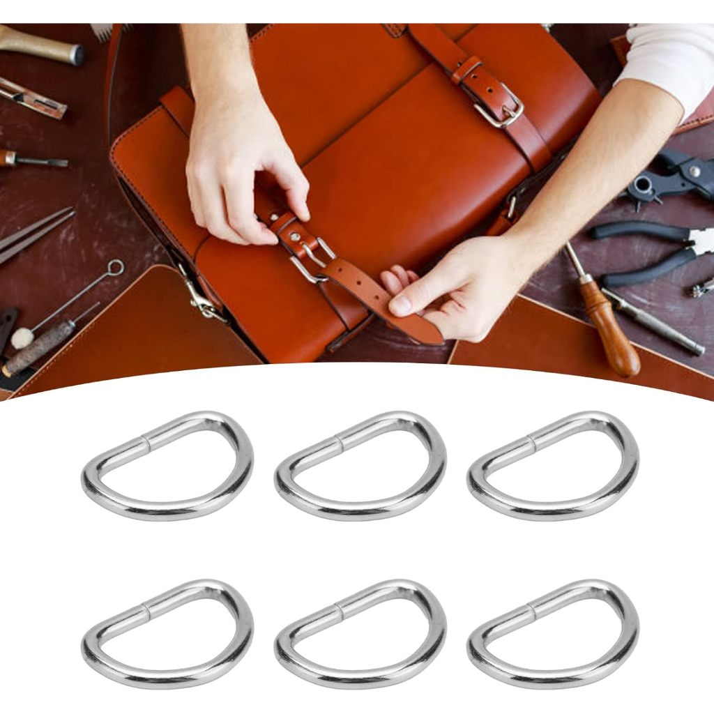 Set 1 chiếc Khoen D, Phụ kiện túi xách kim loại hình chữ D