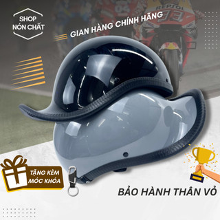 Mũ - nón bảo hiểm đội ngược sơn bóng , phong cách gangters