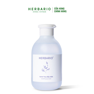 Toner cân bằng da Hoa Đậu Biếc herbario 200ml thuần chay