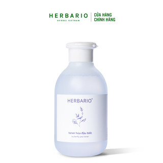Toner cân bằng da Hoa Đậu Biếc herbario 200ml thuần chay