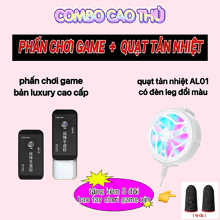 [COMBO CAO THỦ] : Phấn Chơi Game Bản Luxury Cao Cấp Kết Hợp Quạt Tản Nhiệt AL01 Giúp Chơi Game Cực Phê