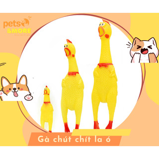 Đồ chơi con gà nhựa gào thét cho chó mèo