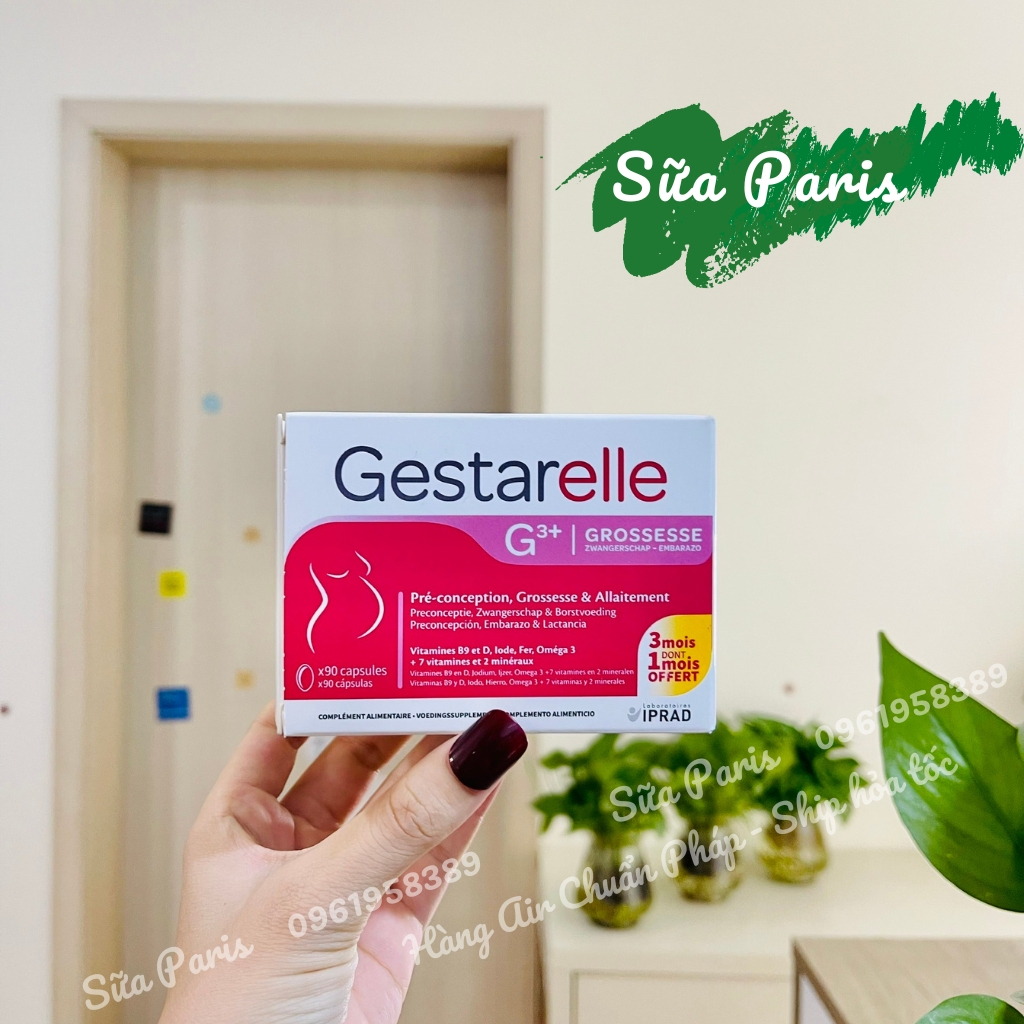 Vitamin Gestarelle G3 của hãng dược IPRAD Pháp_Sữa Paris Aderma