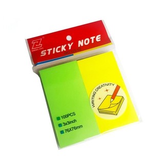 Giấy Note Phân Trang Dạ Quang
