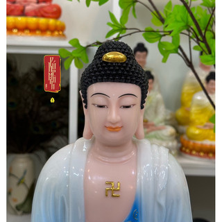 TƯỢNG PHẬT DƯỢC SƯ  30cm ( bột đá thạch anh)