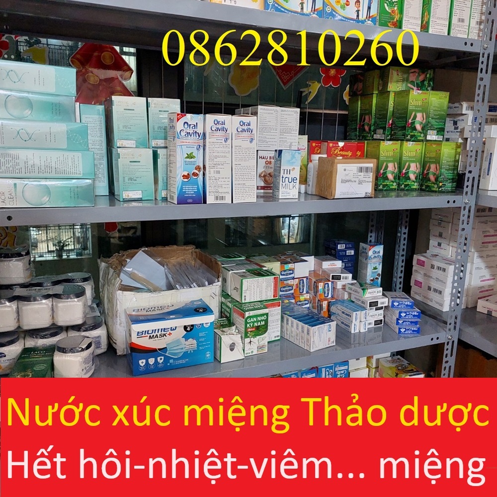 Nước súc miệng Oral Cavity lọ 250ml xúc miệng thảo dược chính hãng