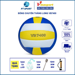 Bóng chuyền thăng long vb7400 chính hãng da pu nhật đạt tiêu chuẩn thi đấu