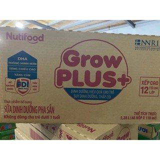 [date mới] Sữa pha sẵn Growplus đỏ 110ml nutifood