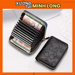 Ví gấu bear nữ đẹp đựng tiền thẻ giá rẻ ngắn cầm tay mini nhiều ngăn thời trang VN0200