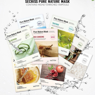 Mặt nạ cấp ẩm bổ sung năng lượng Pure Nature Mask SECRISS