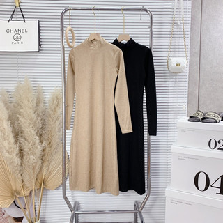 VÁY LEN LÔNG THỎ CỔ 3 PHÂN DÁNG ĐUÔI CÁ DÀI