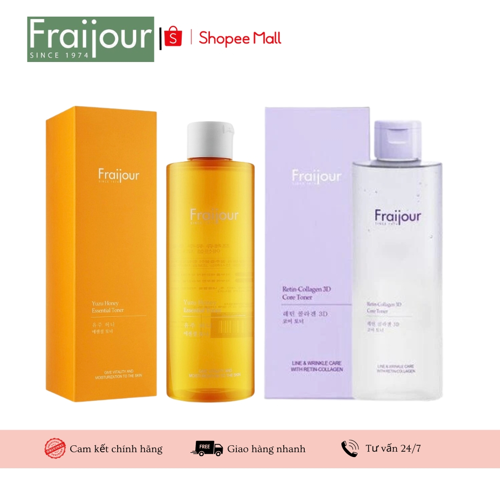 Nước Hoa Hồng Cấp Ẩm, Se Khít Lỗ Chân Lông Fraijour Toner 250ml - Hàn Quốc