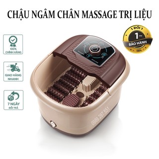 Bồn Ngâm Chân Đèn Hồng Ngoại Có Con Lăn Massage , Máy Ngâm Chân Massage Trị Liệu 500W Làm Ấm Nước Tự Động