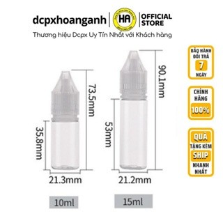 Lọ chiet muc nhua 3ml 5ml 10ml chai nhựa - Dungcuphunxamsaigon